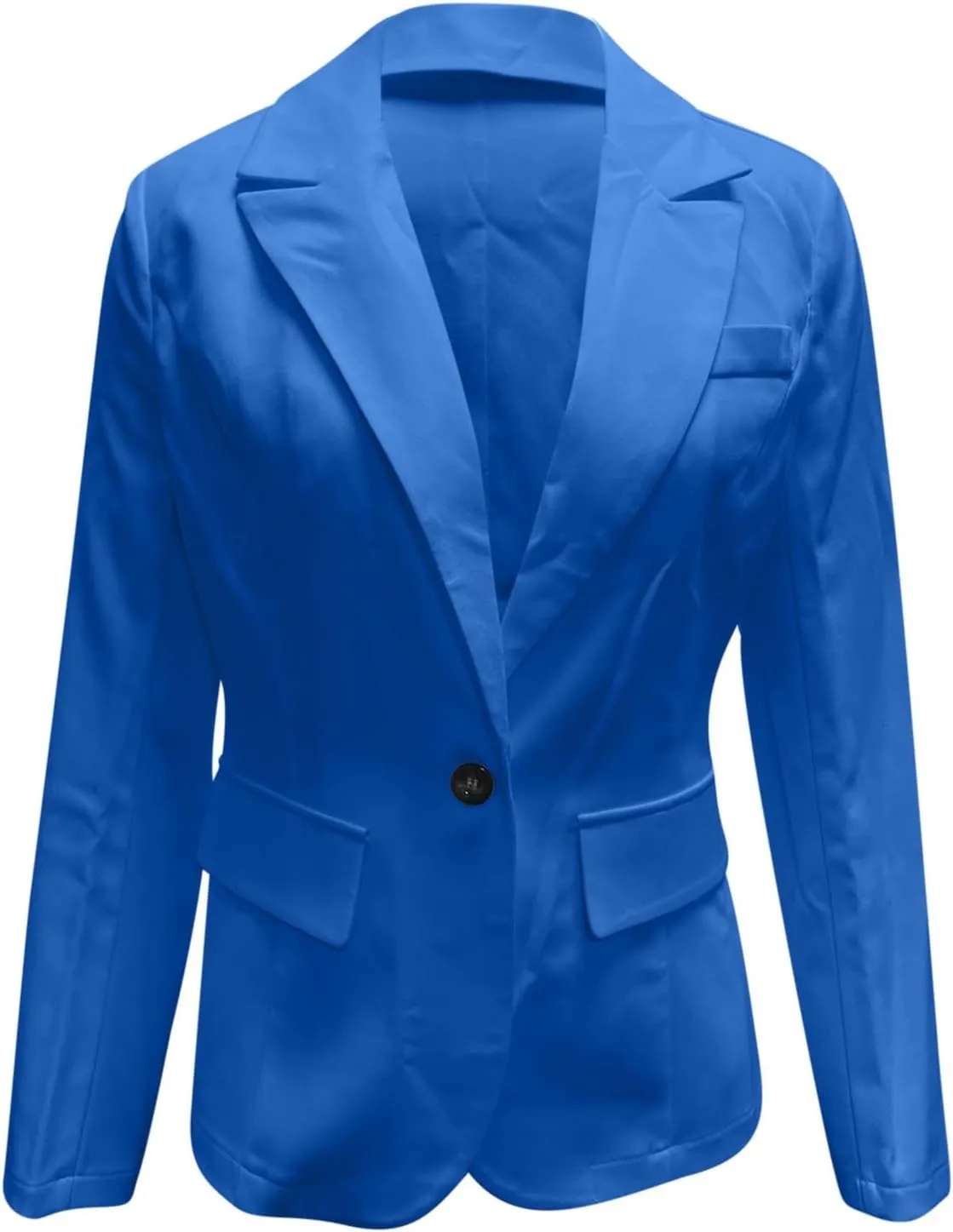 Blazers for Women Trendy Casual Work Office Suit Jacket Business Casual Button Down Long Sleeve Slim Womens Blazer