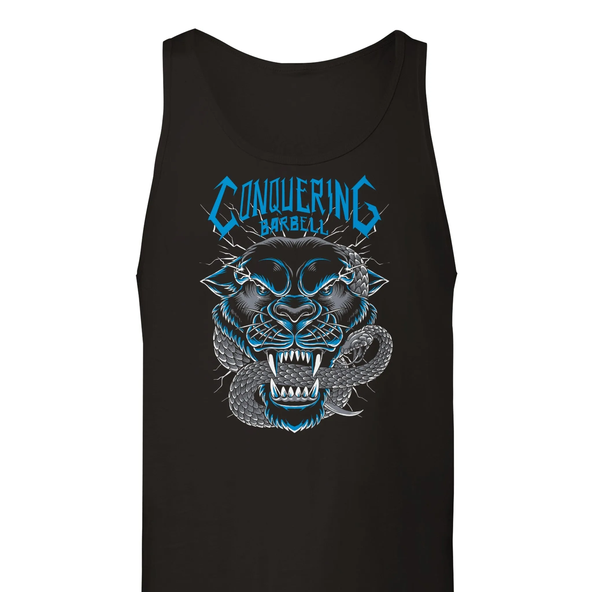 CB Electric Panther - on Black tank top