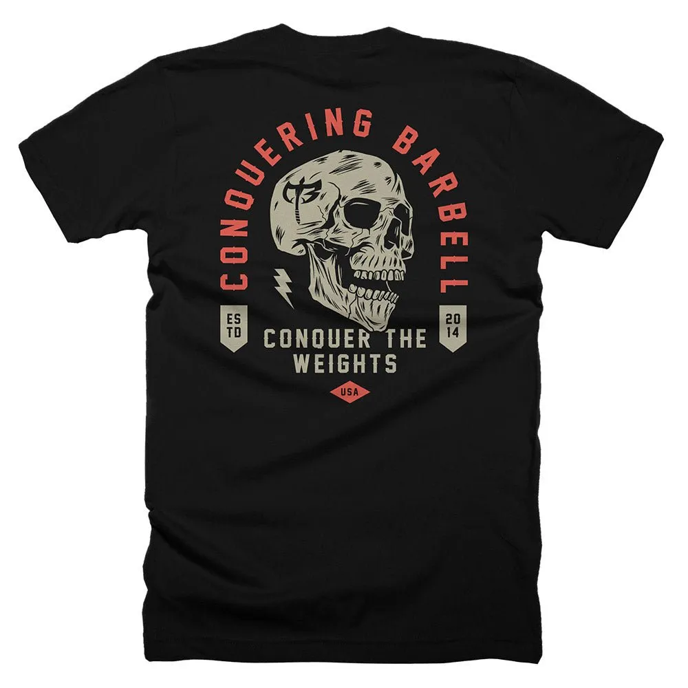 CB Iconic Skull - on Black Tee