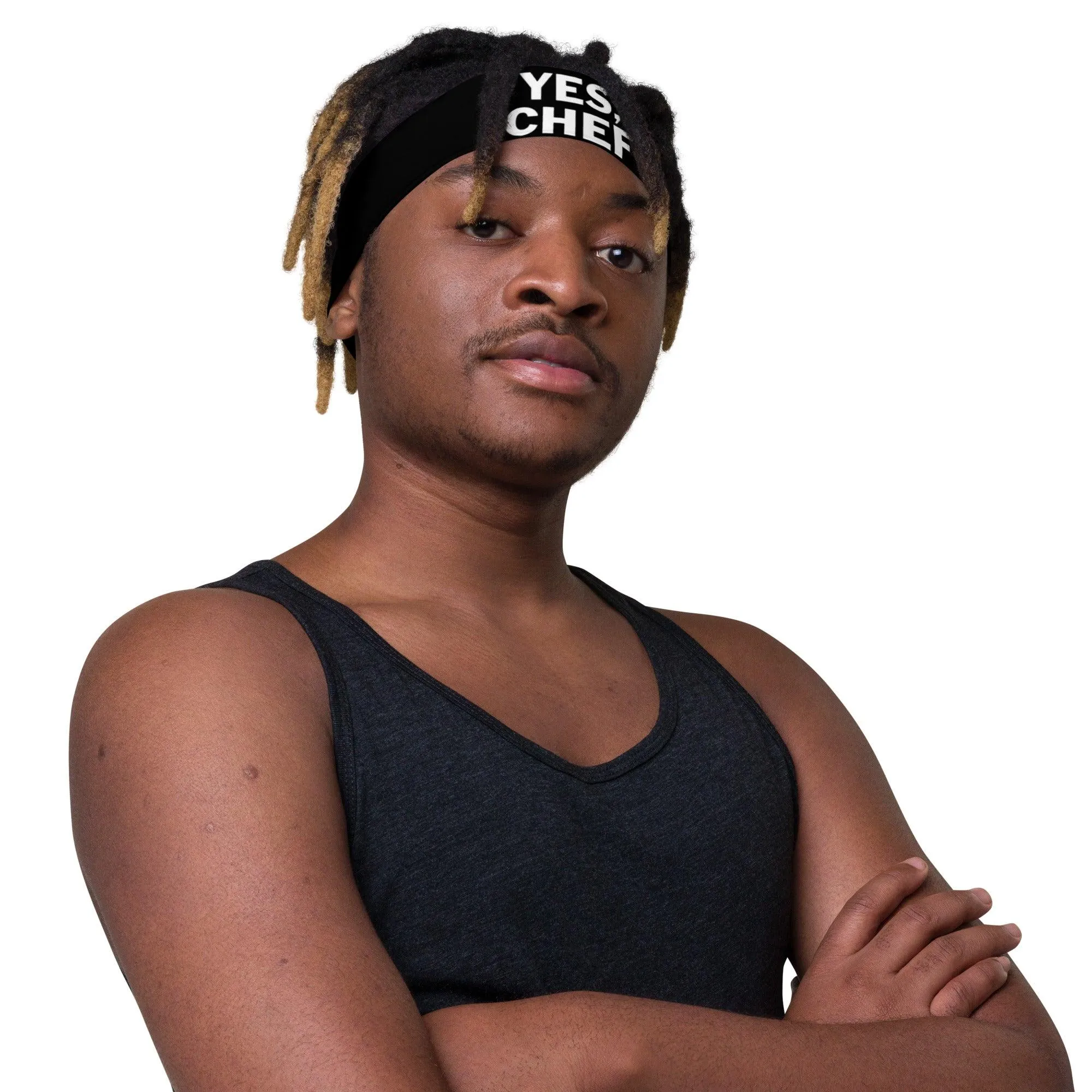 Cooking Headband Yes, Chef Quick Dry Sports Sweatband