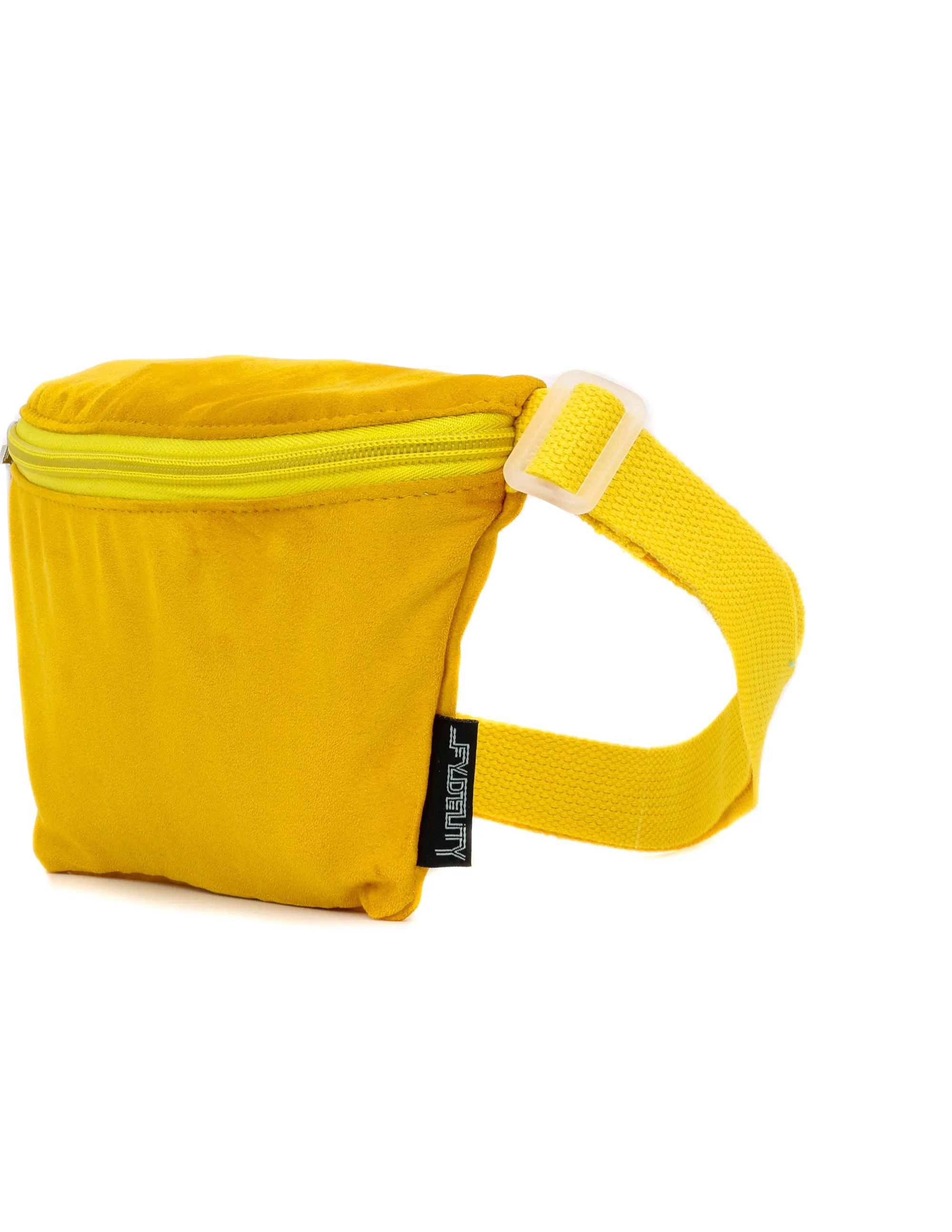 Fanny Pack | Slim | Faux Suede Mustard