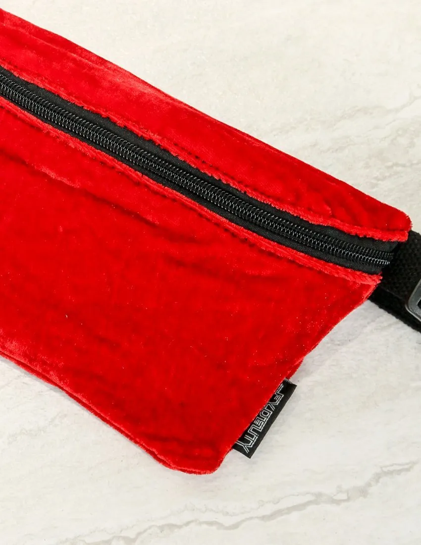 Fanny Pack | Slim |VELVET Red