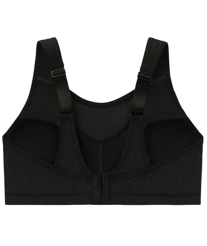 Glamorise No-Bounce Camisole Elite Wire-Free Sports Bra - Black