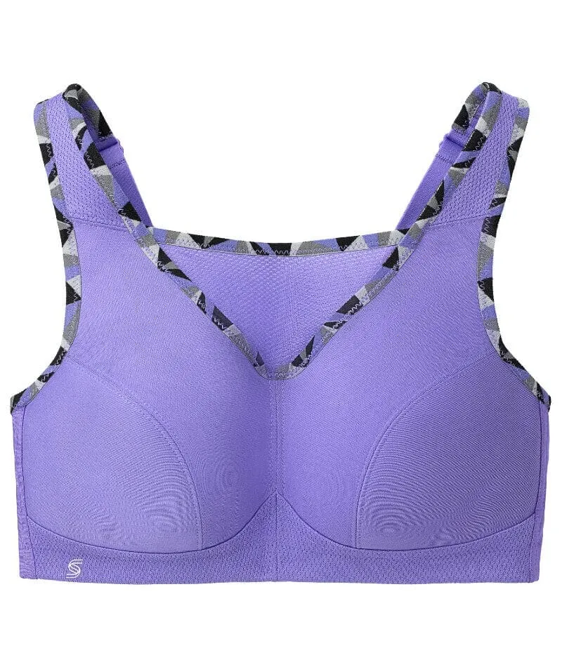 Glamorise No-Bounce Camisole Wire-Free Sports Bra - Purple