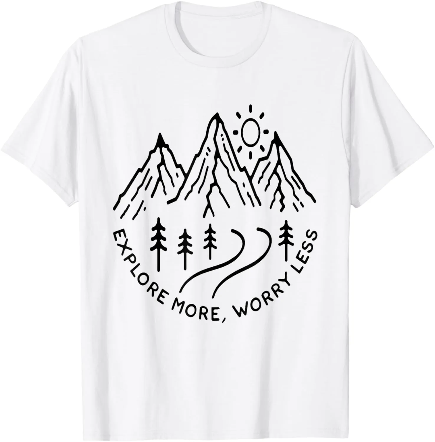 Hiking Camping Mountain Travel Adventure - Vanlife Road Trip T-Shirt