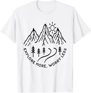 Hiking Camping Mountain Travel Adventure - Vanlife Road Trip T-Shirt