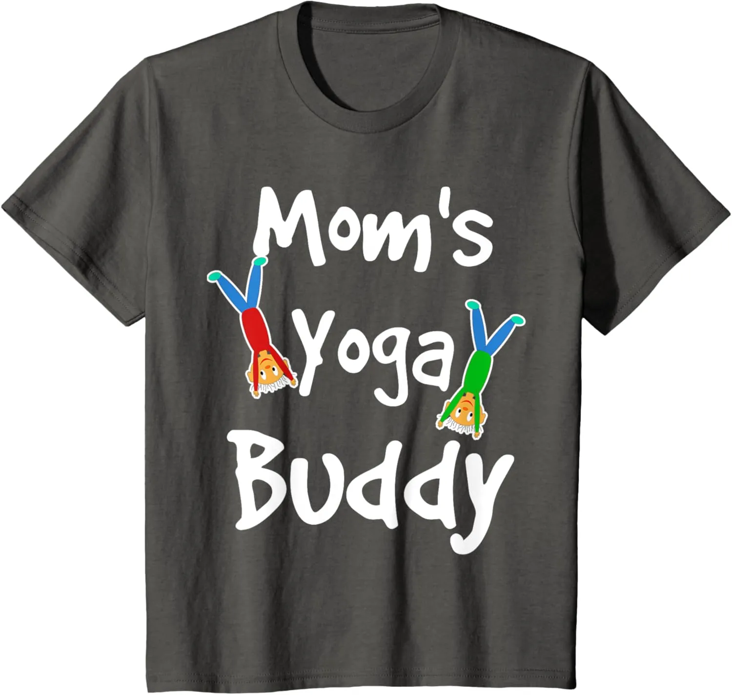 Kids Yoga Theme Shirt Mom's Yoga Buddy Workout Tshirt