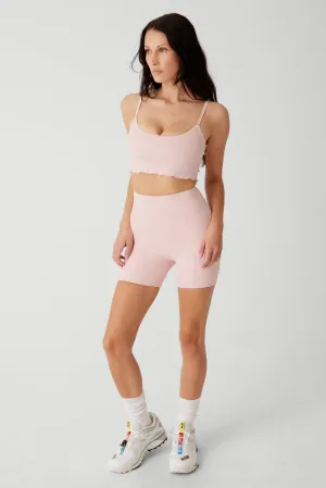 Marabelle High Waist Short - Pink Petals