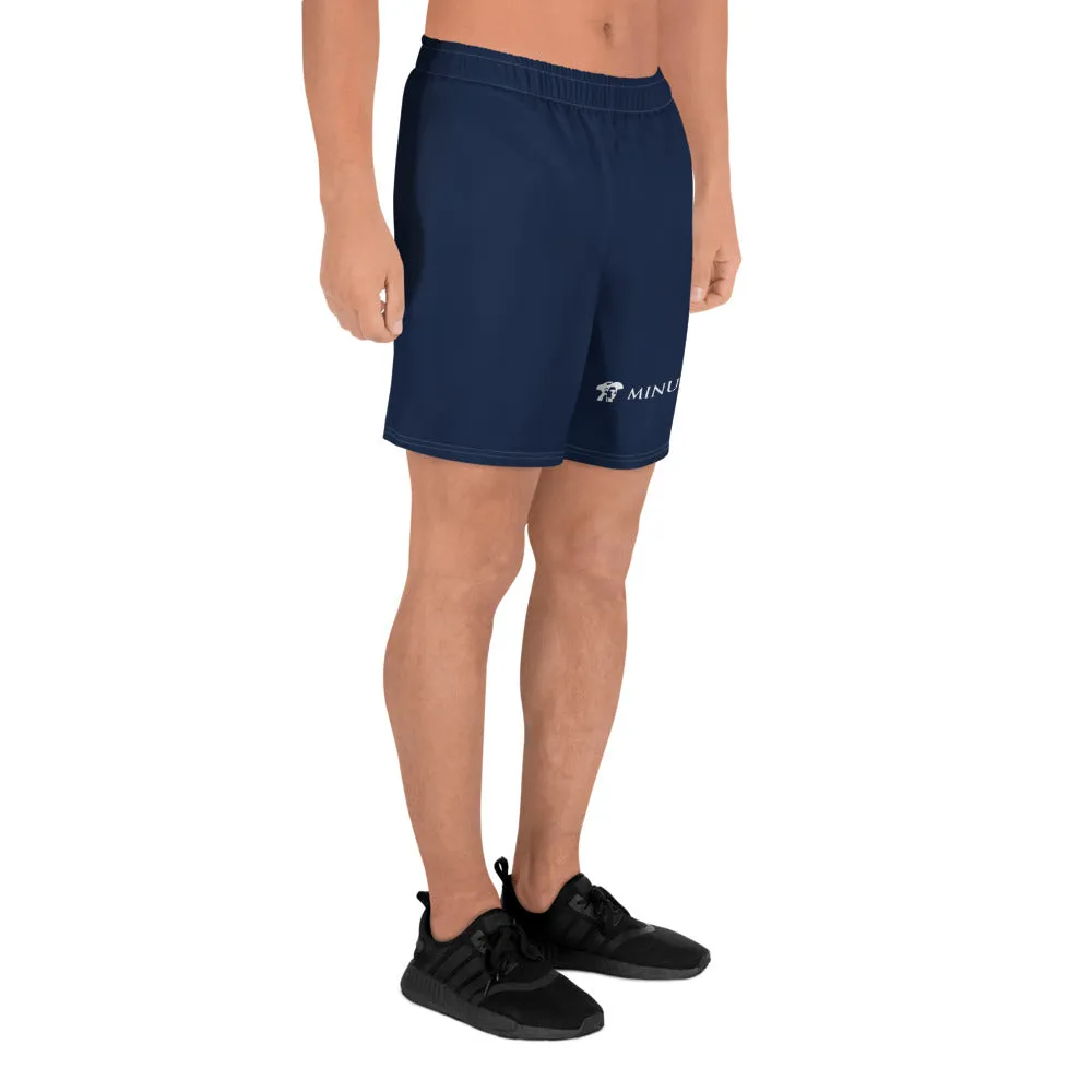 Men's Athletic Long Shorts - Flat Logo