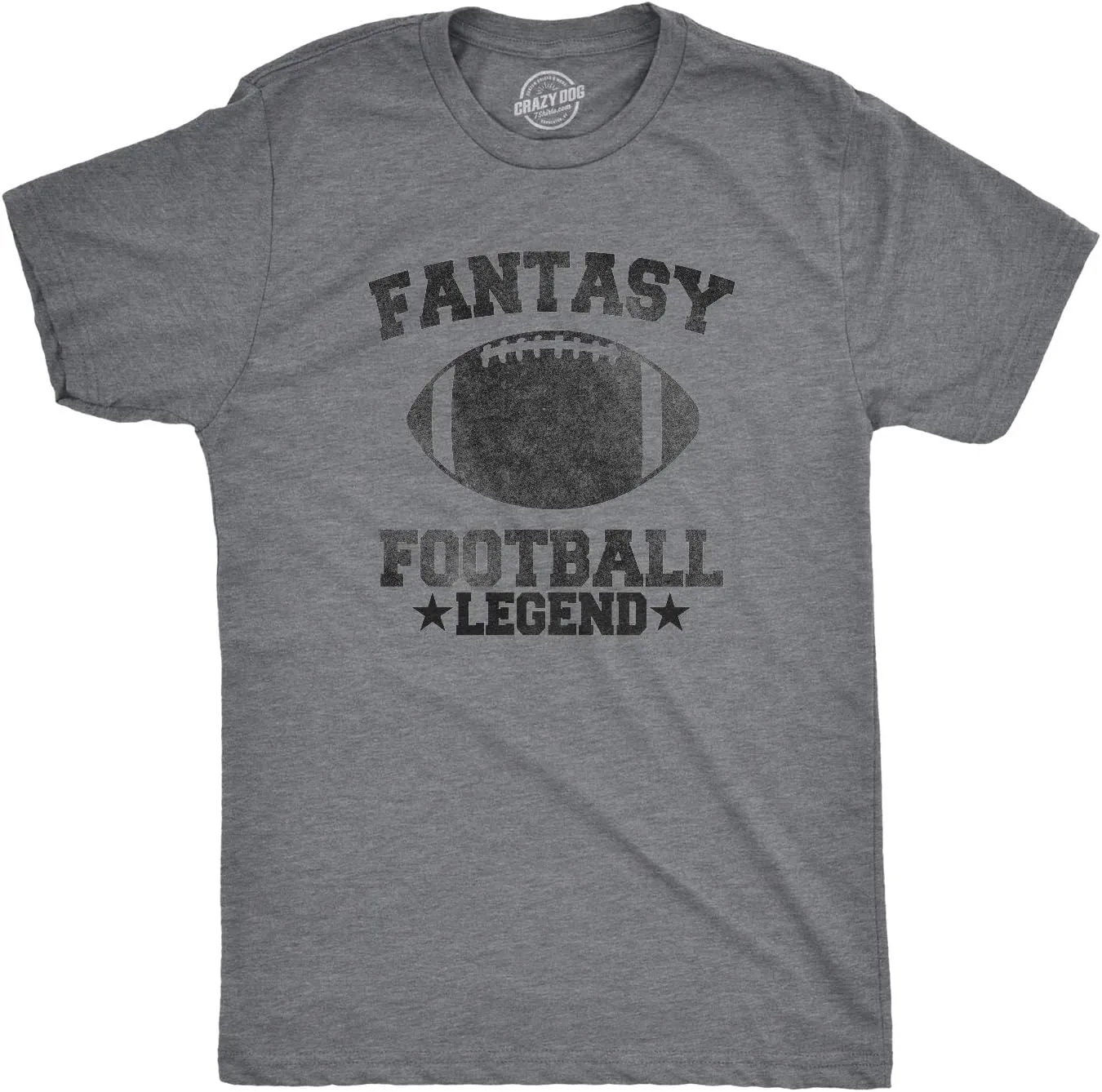 Mens Fantasy Football Legend Funny T Shirt Season Novelty Graphic Dad Gameday
