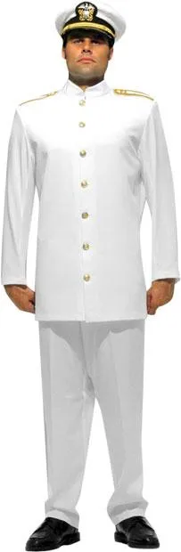 Navy Officer Costume / Naval Uniform / Admiral