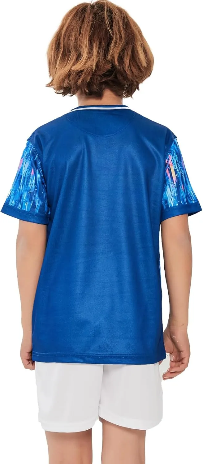 Soccer Jerseys for Kids Boys & Girls,Youth Soccer Jersey Practice Outfits Football Training Uniforms Set 4-16Y