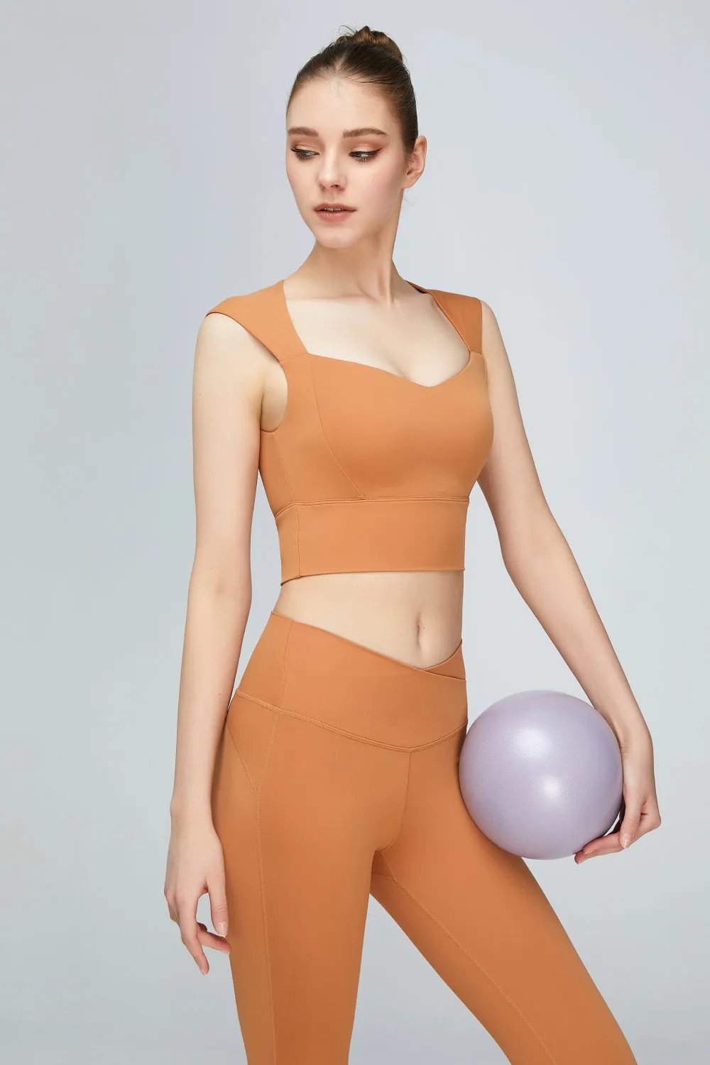 Sweat Absorbing Sleeveless Sports Bra