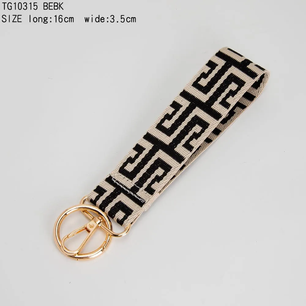 TG10315 Maze Pattern Wristband Keychain