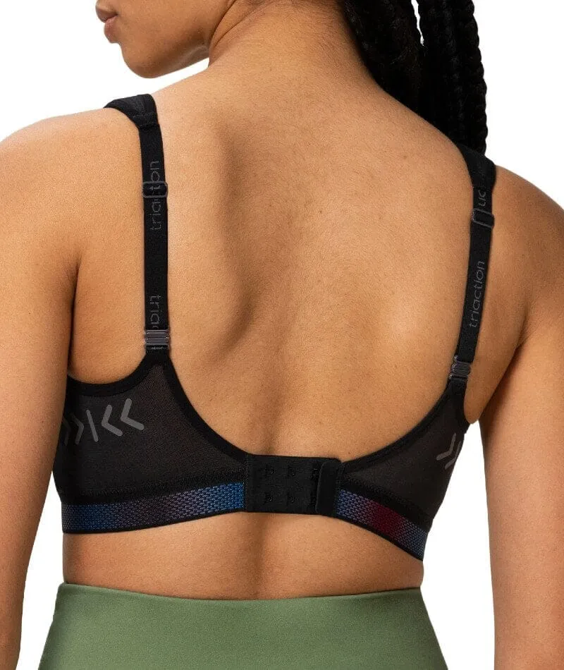 Triumph Triaction Cardio Flow Wire-free Minimiser Sports Bra - Black