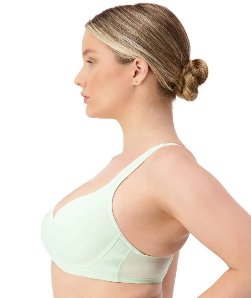 Triumph Triaction Racerback Sports Bra - Mint Frappe