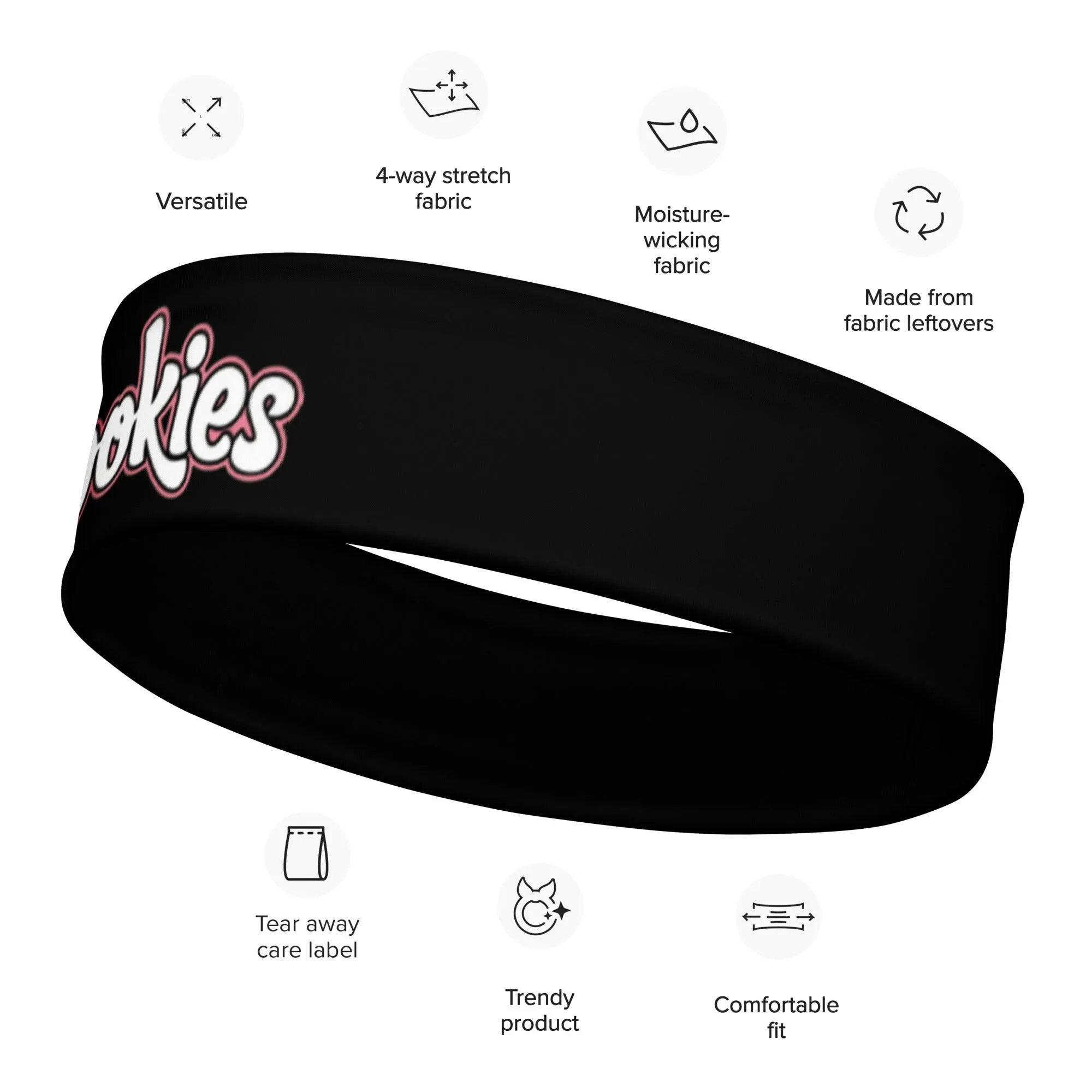 Weed Cookies Quick Dry Sports Headband